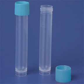 Fisher Scientific Fisherbrand Tube Closure Polyethylene Screw Cap Blue For 10 mL and 12 mL Serum Transport Tubes NonSterile - 1437691
