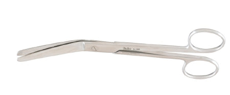 Miltex Miltex Abdominal Scissors Ferguson 7 Inch Length OR Grade Stainless Steel (German) NonSterile Finger Ring Handle Angled Blade Blunt/Blunt - 5-166