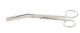 Miltex - Abdominal Scissors Ferguson 7 Inch Length OR Grade German Stainless Steel NonSterile Finger Ring Handle Angled Blade Blunt Tip / Blunt Tip - 5-166