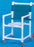 IPU Original Shower Chair Fixed Arm PVC Frame Mesh Back - SC9200