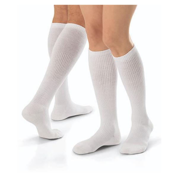 BSN Medical Socks Compression Diabetic Jobst Sensifoot Knee High Closed Toe Md Unsx Wht Ea - 110832