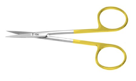 Padgett SuperCut - Iris Scissors 4-1/2 Inch Length OR Grade German Stainless Steel / Tungsten Carbide NonSterile Straight Blade - PM-6815TC
