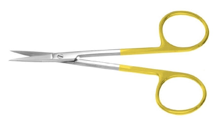 Miltex Padgett SuperCut Iris Scissors 4-1/2 Inch Length OR Grade Stainless Steel (German) / Tungsten Carbide NonSterile Straight Blade - PM-6815TC