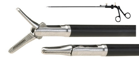Miltex Miltex Micro Dissecting Forceps 35 cm OR Grade Stainless Steel (German) Finger Ring Handle Straight Serrated, Delicate, Fenestrated - 35-202
