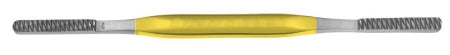 Miltex Padgett Nasal Rasp 8 Inch Stainless Steel / Tungsten Carbide Reusable 6.8 mm Straight Forward / Reverse Cutting with No. 3 & 4 Grits - PM-2031
