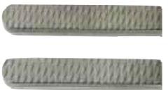 Miltex Padgett Nasal Rasp 8 Inch Stainless Steel / Tungsten Carbide Reusable 6.8 mm Straight Forward / Reverse Cutting with No. 7 & 8 Grits - PM-2033