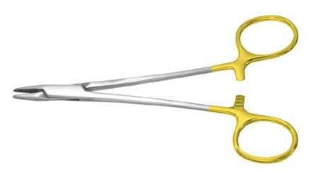Integra Lifesciences - Needle Holder 5-1/2 Inch Length Serrated Jaw Finger Ring Handle - PM-2110