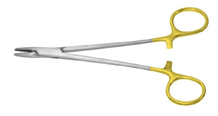 Miltex Needle Holder 6 Inch Serrated Jaw Finger Ring Handle - PM-2120