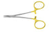 Miltex Needle Holder 4-3/4 Inch Delicate, Serrated Jaw Finger Ring Handle - PM-2404