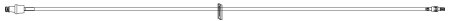 ICU Medical Lifeshield Extension Set LifeShield 7 Inch 1 Port 0.65 mL Priming Volume DEHP-Free - 1273801