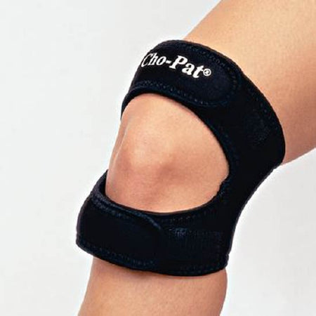 Patterson Medical Supply Cho-Pat Patellar Knee Strap Medium Strap Closure 12-1/2 to 14-1/2 Inch Circumference Left or Right Knee - 927329