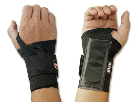 Ergodyne Proflex 4000 Wrist Support ProFlex 4000 Single Strap / Open-Center Stay Elastic Left Hand Black Small - 70012