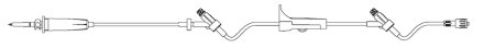 B. Braun SafeDAY Administration Set SafeDay 15 Drops / mL Drip Rate 84 Inch Tubing 2 Ports - 352897