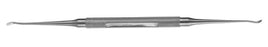 Miltex Padgett Elevator / Dissector Kleinert-Kurtz 7-3/4 Inch L, 2 And 3 mm Blade Double Ended Slightly Curved - PM-3826