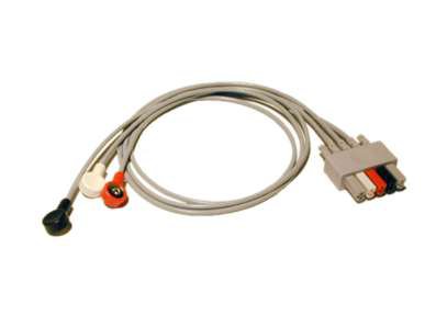 Mindray USA - ECG Lead Wire 18 Inch, 3 Lead, Snap - 0012-00-1261-07