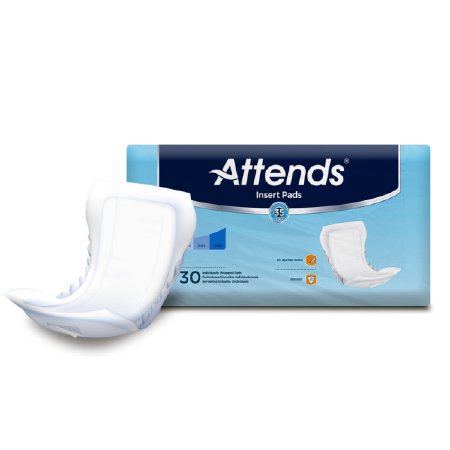 Attends Healthcare Products Attends Insert Incontinence Liner 18 Inch Length Moderate Absorbency Polymer One Size Fits Most Unisex Disposable - LP0600