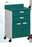 Clinton Industries Mobile Treatment Cabinet 18-1/4 X 24 X 35-1/4 Inch 1 Drawer Gray - 8922-1GR-2GR