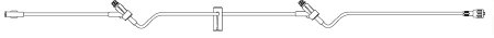 B. Braun SafeDAY Extension Set Safeday 35 Inch Tubing 2 Ports 5.5 mL Priming Volume DEHP - 352895