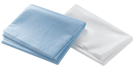 Medline - Stretcher Sheet Fitted Sheet 34 X 80 Inch Blue Disposable - NON34600