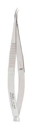 Miltex Miltex Corneal Scissors Castroviejo 4 Inch Length OR Grade Stainless Steel (German) NonSterile Thumb Handle w/Spring Angled Right Blade Blunt/Blunt - 18-1558