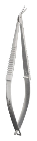 Miltex - Corneal Scissors Castroviejo 4 Inch Length OR Grade German Stainless Steel NonSterile Thumb Handle with Spring Angled Left Blade - 18-1559