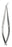 Miltex - Corneal Scissors Castroviejo 4 Inch Length OR Grade German Stainless Steel NonSterile Thumb Handle with Spring Angled Left Blade - 18-1559