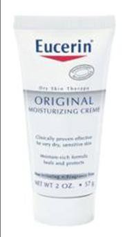 Beiersdorf Eucerin Original Hand and Body Moisturizer 2 oz. Tube Unscented Cream - 72140003868