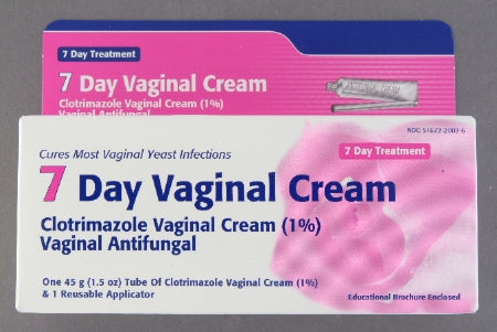 Taro Vaginal Antifungal 1% Strength Cream 1.5 oz. Tube - 51672200306