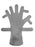 Framer - Surgical Hand Immobilizer Malleable Lead Left or Right Hand Gray One Size Fits Most - PM-4480