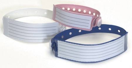 Medline - Identification Wristband Insert Card Permanent Snap Without Legend - MDS133037W