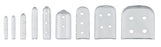 Tip-It - Instrument Tip Guard 1/16 X 3/8 X 1 Inch, Size 7, Vented, Clear - 3-2507C