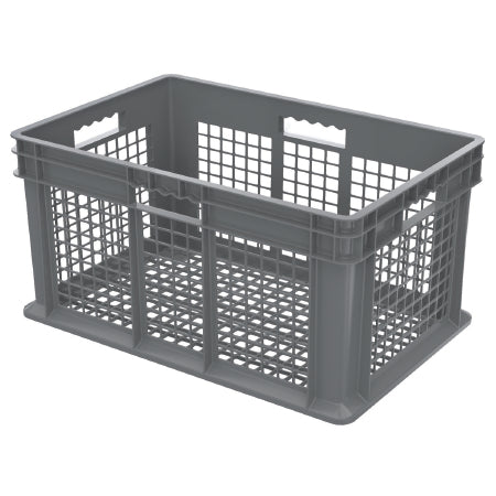 Akro-Mils - Straight Wall Container Gray Plastic 12-1/4 X 15-3/4 X 23-3/4 Inch - 37612GREY