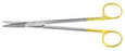 Miltex Padgett Facelift Scissors Gorney 9 Inch Length Surgical Grade Stainless Steel / Tungsten Carbide NonSterile Finger Ring Handle Straight Blade Blunt/Blunt - PM-2799
