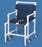 IPU - Commode / Shower Chair ipu Fixed Arm PVC Frame Mesh Back 24 Inch Seat Width - SCC750 MS N