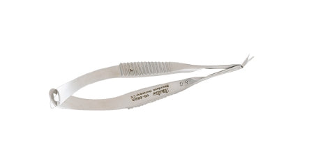 Miltex Miltex Capsulotomy Scissors Vannas 3-1/8 Inch OR Grade Stainless Steel (German) NonSterile Serrated Thumb Handle with Spring Angled Blade Sharp/Sharp - 18-1623