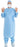 O&M Halyard Inc Evolution 4 Non-Reinforced Surgical Gown X-Large Unisex NonSterile Blue - 79980
