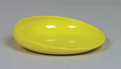 Alimed AliMed Scoop Plate Yellow Reusable 8 Inch Diameter - 8124
