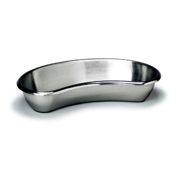 Graham-Field/Everest &Jennings Basin Emesis 13Oz Stainless Steel Kidney 3-5/8X8-1/8" Silver Ea - 3231