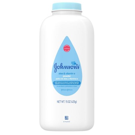 Johnson's - Baby Powder 15 oz. Fresh Scent Bottle with Dispensing Cap Cornstarch / Aloe / Vitamin E - 08137003058