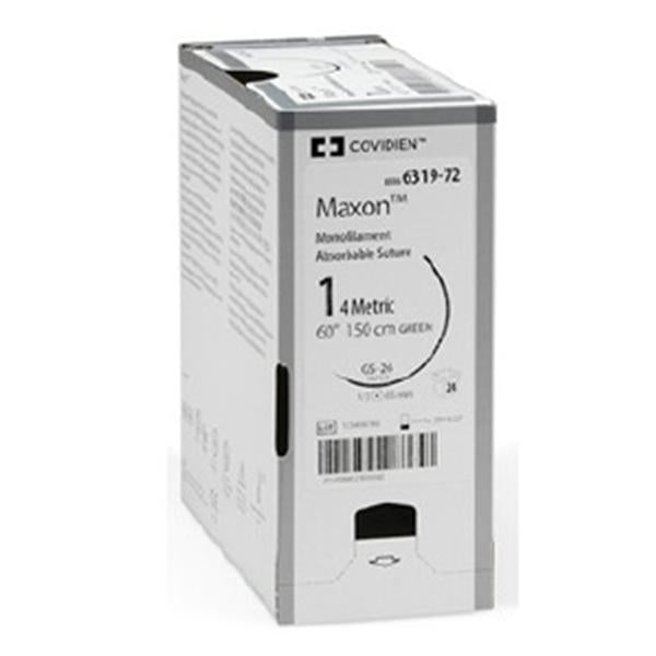Medtronic MITG-Covidien Suture 5-0 Polyglyconate Copolymer Cv-23 Maxon Green 30" Monofilament 36/Ca - 8886620721