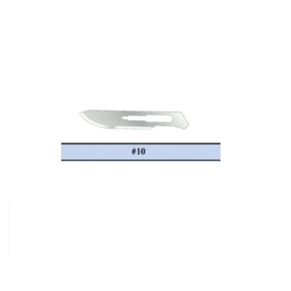 Graham-Field/Everest &Jennings Blade Surgical Scalpel Feather #10 Stainless Steel Sterile Disposable 100/Bx - 2976#10