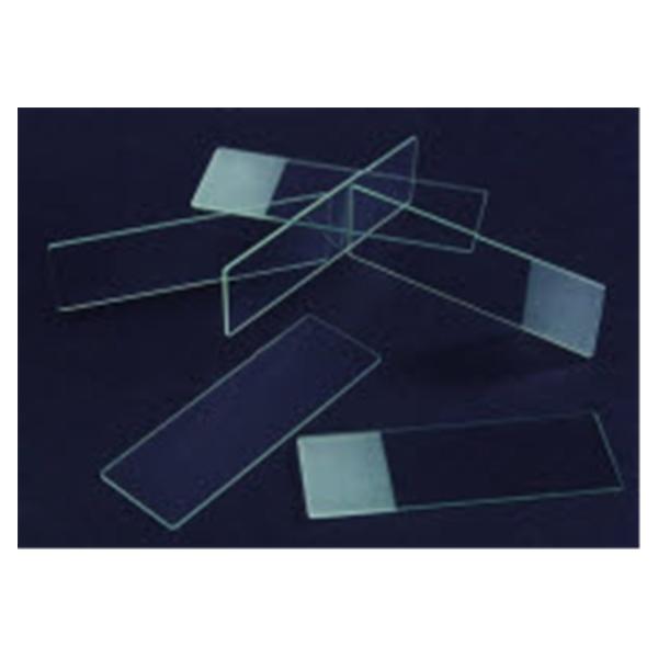C&A Scientific Co. Frosted Microscope Slide 3X1" White With Beveled Edges/Clipped Corners Ca - 8205