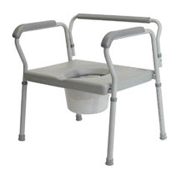 Graham-Field/Everest &Jennings Commode 3-In-1 Lumex Imperial 400Lb Capacity Rubber Tips 26X16.5-23.5" 2/Ca - 7446A-2