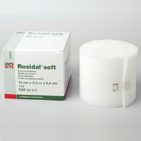 Rosidal soft - Orthopedic Padding Roll Undercast Rosidal Soft 4 Inch X 2.7 Yard Foam / Latex NonSterile - 55978101