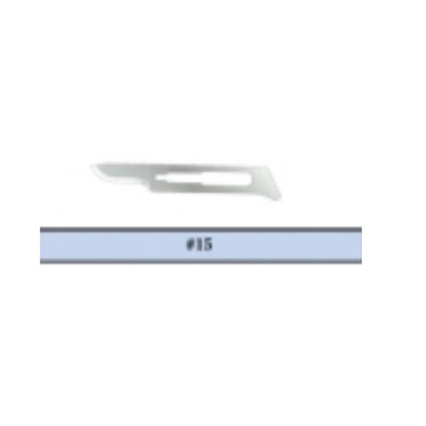 Graham-Field/Everest &Jennings Blade Surgical Scalpel Feather #15 Stainless Steel Sterile Disposable 100/Bx - 2976#15