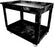 Lagasse Utility Cart 40 X 24 X 31.25 Inch 2 Shelves Black - RCP9T67BLA