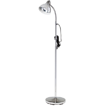 Clinton Industries Gooseneck Exam Light Floor Standing Incandescent 60 Watt Chrome - T-10
