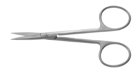Padgett - Plastic Surgery Scissors Sealy 4-1/4 Inch Length Surgical Grade Stainless Steel NonSterile Finger Ring Handle Straight Blade Sharp Tip / Sharp Tip - PM-6415