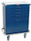 Classic Line - Treatment Cart Steel 41.5 X 22 X 32 Inch Light Blue Four - 3 Inch, One -6 Inch, One - 12 Inch: 23 X 17 Inch - 6450