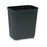 Saalfeld Redistribution Rubbermaid Commercial Products Fire-Resistant Trash Can 28 Quart Rectangular Black Thermoset Polyester Open Top - FG254300BLA